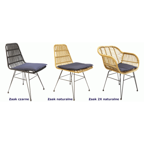 Szczegółowe zdjęcie nr 4 produktu Rattanowe krzesło Ruler 2X - naturalne