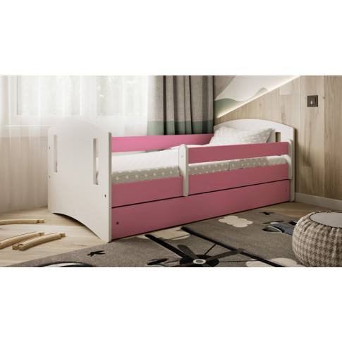 Zdjęcie różowe łóżko dla dziewczynki Pinokio 3X 80x140- sklep Edinos.pl