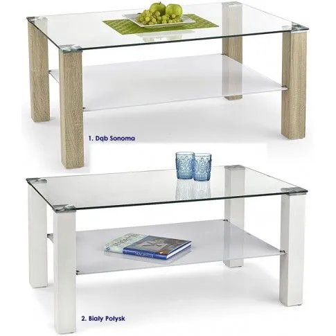 Zdjęcie szklana ława Afton dąb sonoma | Edinos.pl