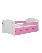 Łóżko dla dziewczynki z szufladą Pinokio 3X 80x160 - różowe w sklepie Edinos.pl