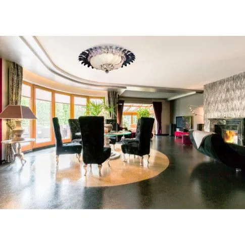 Szczegółowe zdjęcie nr 5 produktu Ledowy plafon glamour E144-Inoksi