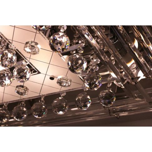 Szczegółowe zdjęcie nr 5 produktu Szklany plafon LED glamour E145-Balex