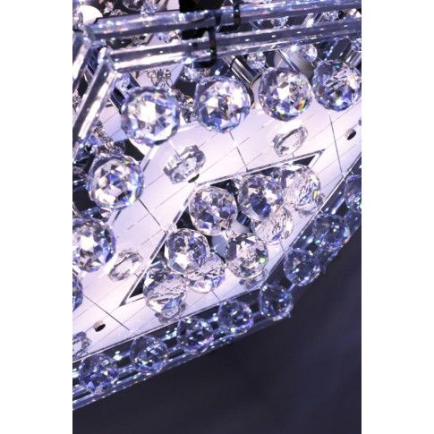 Szczegółowe zdjęcie nr 7 produktu Szklany plafon LED glamour E145-Balex