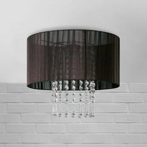 Fotografia Plafon w stylu glamour E160-Larma - czarny z kategorii Plafony