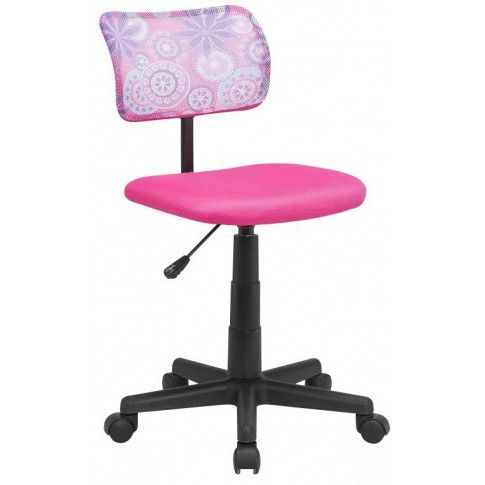 Zdjęcie produktu Obrotowy fotel dziewczęcy Didi - różowy.
