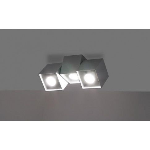 Szczegółowe zdjęcie nr 5 produktu Halogenowa lampa sufitowa E166-Krafi - popiel