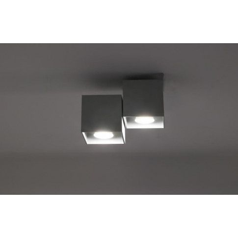 Szczegółowe zdjęcie nr 6 produktu Nowoczesna lampa sufitowa E167-Krafi - popiel
