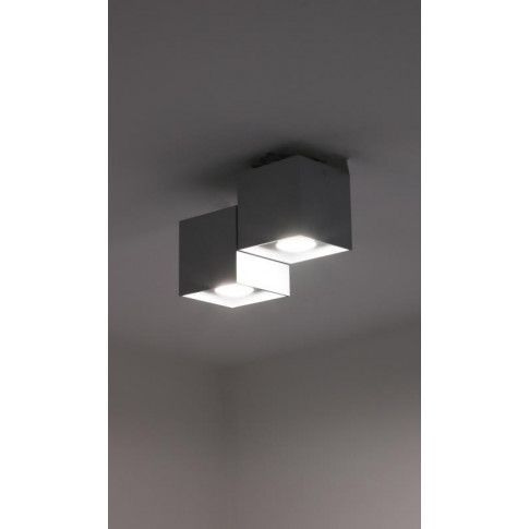 Szczegółowe zdjęcie nr 5 produktu Nowoczesna lampa sufitowa E167-Krafi - popiel