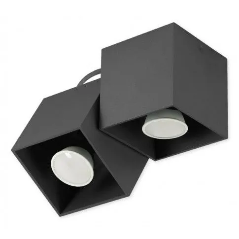 Zdjęcie produktu Lampa sufitowa halogenowa E167-Macax - czarny.