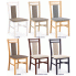 Zdjęcie tapicerowane krzesło drewniane Thomas wenge  - sklep Edinos.pl