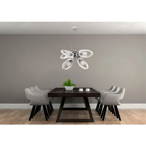 Zdjęcie biały żyrandol w stylu nowoczesnym E193-Nildi | Edinos.pl