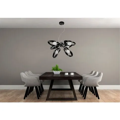 Zdjęcie czarny nowoczesny żyrandol E193-Nildi | Edinos.pl