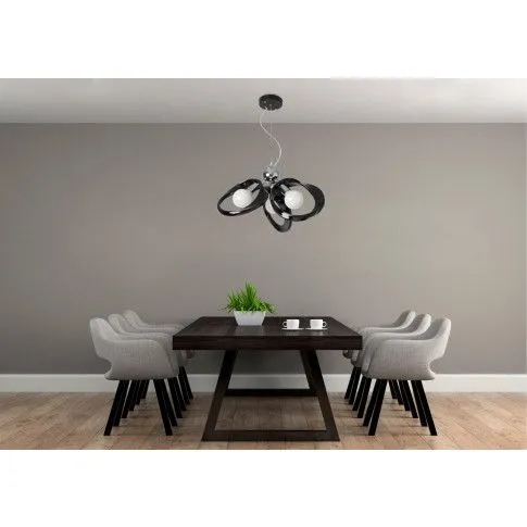 Zdjęcie czarny nowoczesny żyrandol E190-Nildi | Edinos.pl