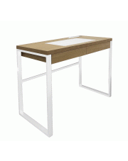 Skandynawskie biurko Arso - białe