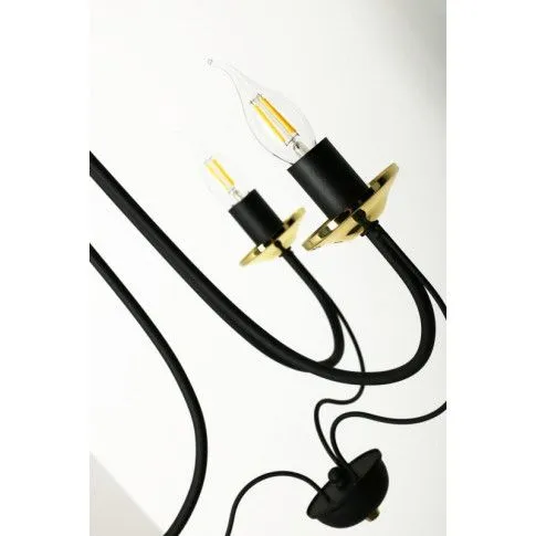 Zdjęcie czarny żyrandol w stylu retro E234-Rivo | Edinos.pl