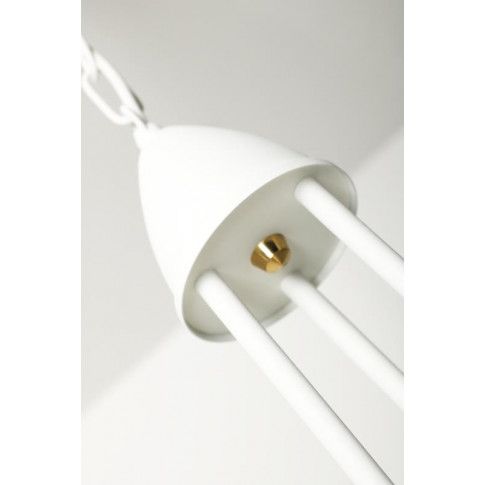 Szczegółowe zdjęcie nr 5 produktu Żyrandol świecznikowy w stylu retro E234-Dolo - biały