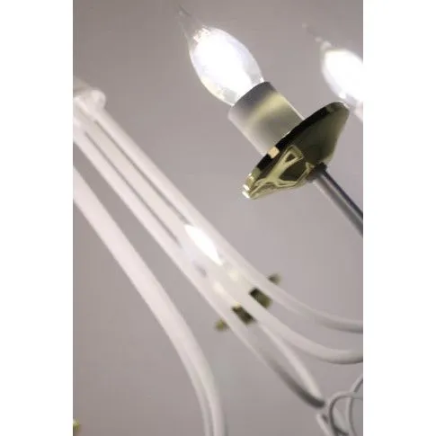 Szczegółowe zdjęcie nr 5 produktu Żyrandol świecznik E235-Rivo - biały