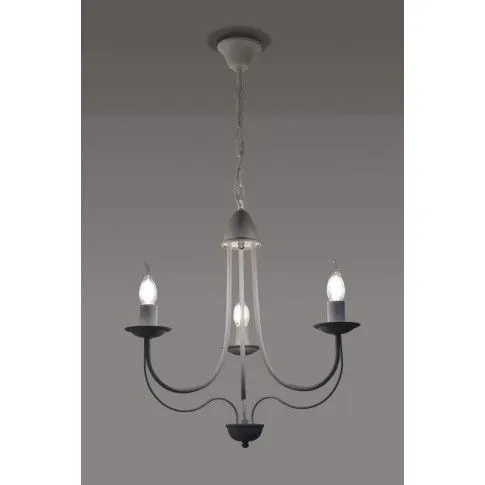 Fotografia Żyrandol świecznikowy E238-Avelino - biały z kategorii Żyrandole