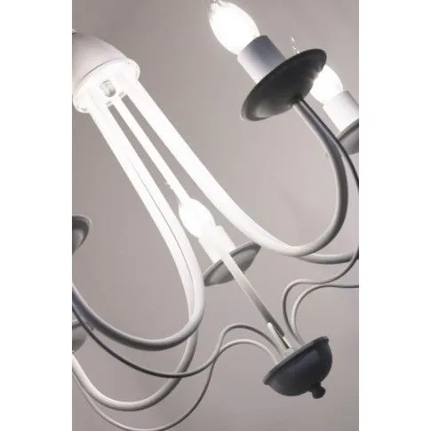 Zdjęcie biały żyrandol do przedpokoju E239-Avelino | Edinos.pl