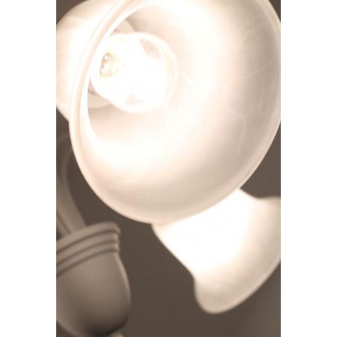 Szczegółowe zdjęcie nr 5 produktu Klasyczny żyrandol E262-Alpax - biały