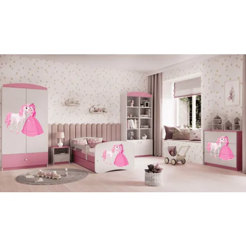 wnętrze pokoju z wykorzystaniem łóżka happy 2x mix ksiezniczka i konik