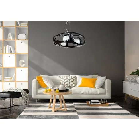 Zdjęcie czarna nowoczesna lampa wisząca E322-Amani | Edinos.pl