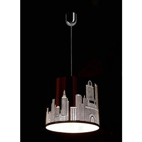 Fotografia Lampa wisząca z wzorem - E328-Citys z kategorii Pokój dziecięcy
