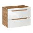 Szafka wisząca pod umywalkę z szufladami Borneo 6X z szufladami 60 cm - Biały połysk
