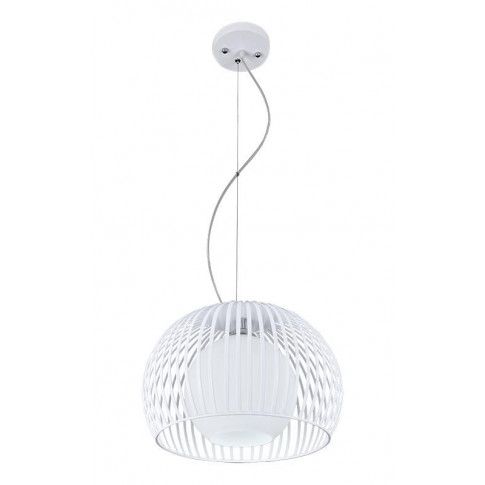 Biała designerska lampa wisząca E346-Jupitex