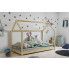 Szczegółowe zdjęcie nr 8 produktu Drewniane łóżko dziecięce domek Olaf 90x200 - sosna