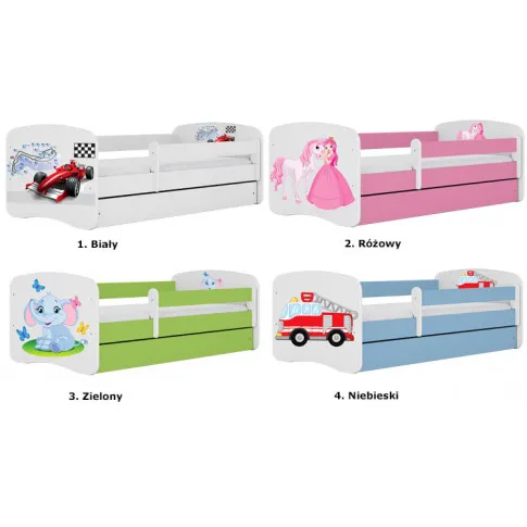 kolory  łóżek happy mix 2x