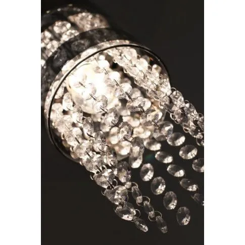 Zdjęcie szklana lampa wisząca w stylu glamour E374-Boni | Edinos.pl