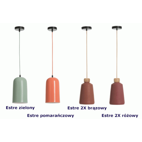 Zdjęcie lampa wisząca Stilia - zielona | Edinos.pl