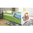pokój dziecięcy z wykorzystaniem łóżka z szuflada happy mix 2x zielone zoo