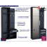 Fotografia Szafa z lustrem do korytarza Kaya 2X - czerń z kategorii Przedpokój
