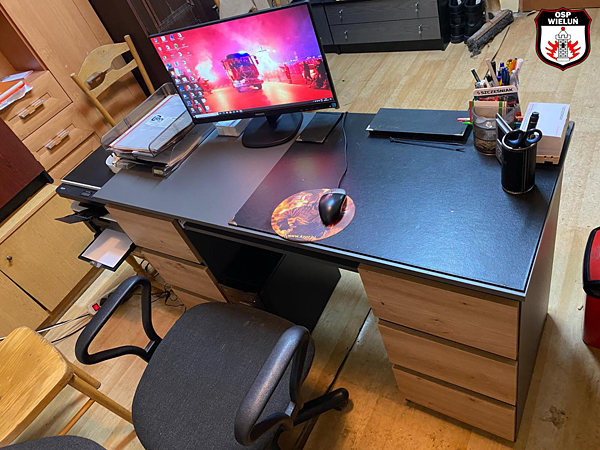 Biurko dla OSP w Wieluniu