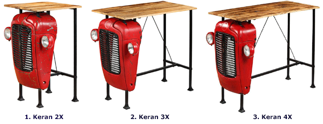 Produkt Stolik barowy traktor 60 x 60 cm – Keran 2X - zdjęcie numer 2