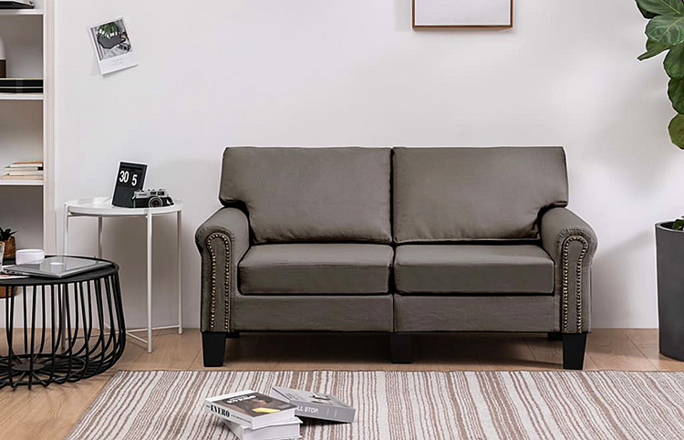 Dwuosobowa taupe sofa Alaia 2X