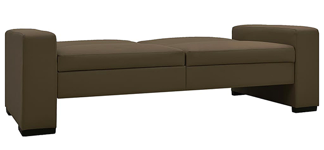 Brązowa rozkładana sofa Arroseta 2S