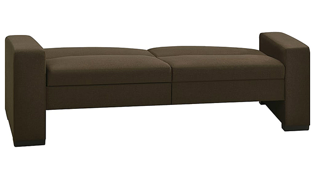 Brązowa rozkładana sofa Mellia
