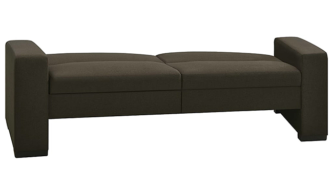 Ciemnobrązowa rozkładana sofa Astigar