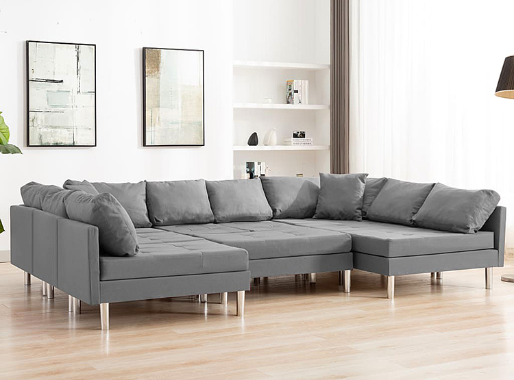 Jasnosza sofa modułowa z tkaniny Renzo