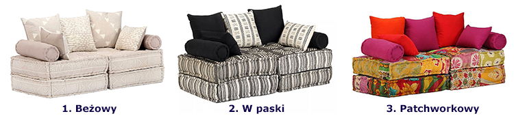 Produkt Dwuosobowa szara sofa modułowa - Demri 2D
