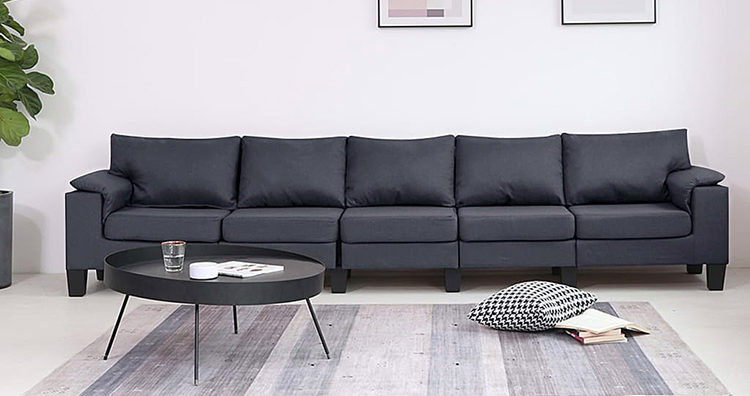5-5-osobowa ciemnoszara sofa Ezof 5Q