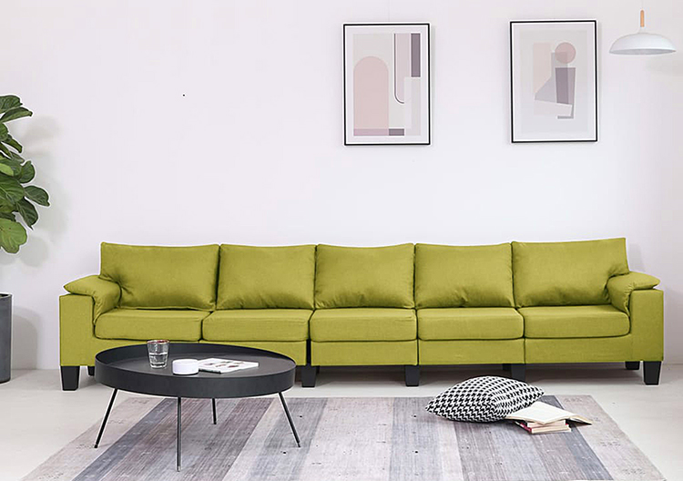5-osobowa zielona sofa Ekilore 5Q