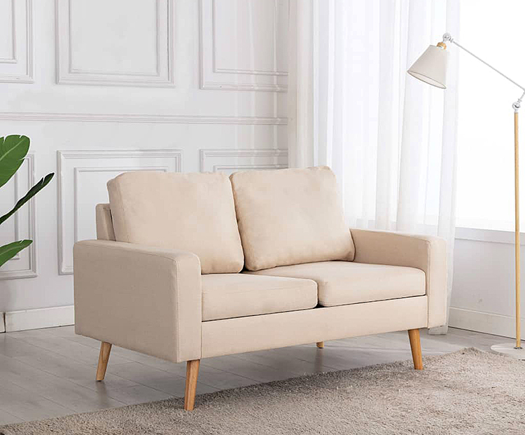 Kremowa sofa z tkaniny Eroa 2Q
