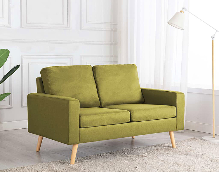 Zielona sofa z tkaniny Eroa 2Q