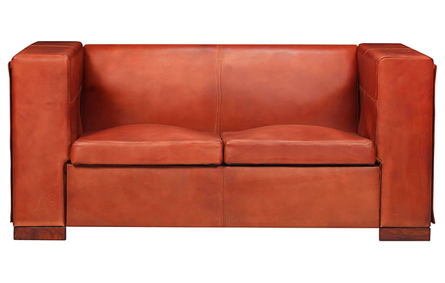 2-osobowa sofa Exea 2Q ciemnobrązowa