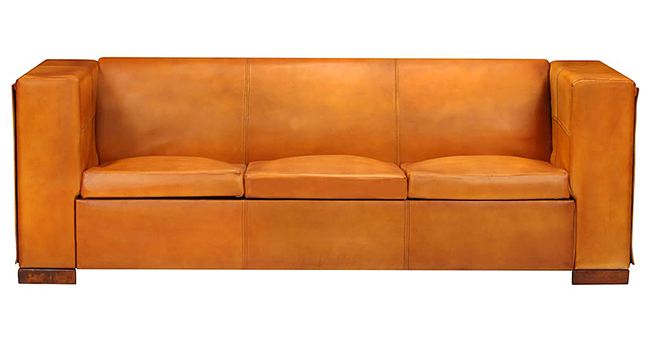 3-osobowa sofa Exea 3Q z jasnobrązowa