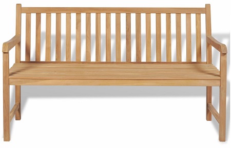 Produkt Drewniana ławka ogrodowa Tanas 2X - brązowa